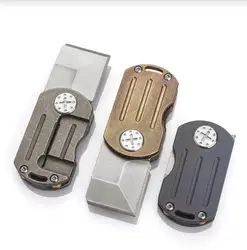 TC4 – Mini couteau pliant Portable à lame en acier S35vn, manche en titane, pour Camping en plein air, de poche, haute dureté, outil EDC 