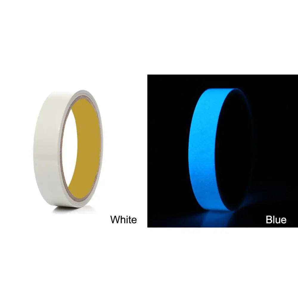 Blue Светится в темноте светящаяся лента самоклеящаяся безопасная сценическая домашняя декорация decoracao para casa#3N26 - Цвет: Blue