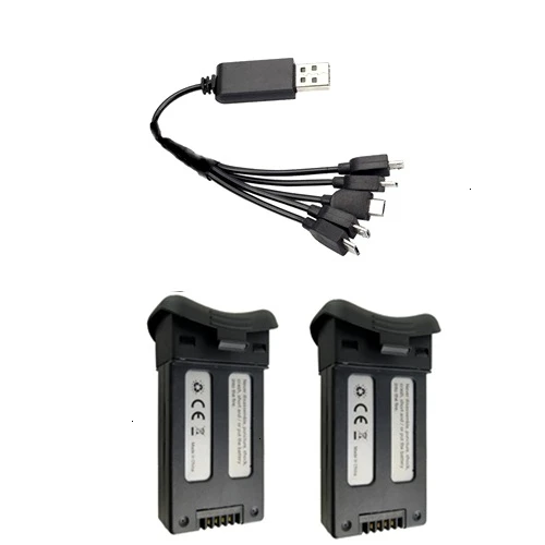 3,7 V 1000mAh зарядное устройство комплекты для SJRC S20W T25 четыре оси Дрон запасные части пульт дистанционного управления Самолет аккумуляторная батарея - Цвет: Лаванда
