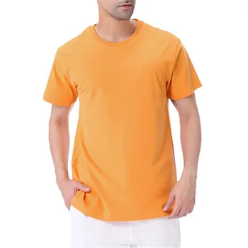 

Men's Cotton Thick Solid Solid Color Shirt Casual Basic Soft Sports T-Shirt