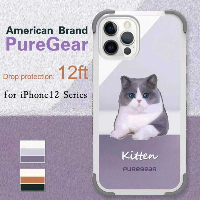 Чехол PureGear для iPhone13 Pro Max Air Armor прозрачный жесткий ударопрочный Роскошный