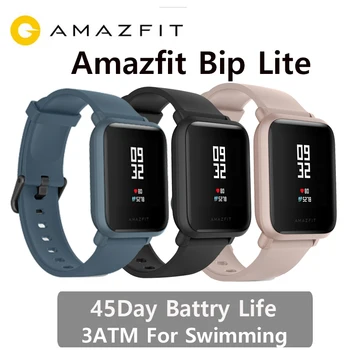 

International Version Amazfit Bip lite Smart Watch 3Atm swimming watch Huami BIP 2 Smartwatch 45 Days Battery Android iOS