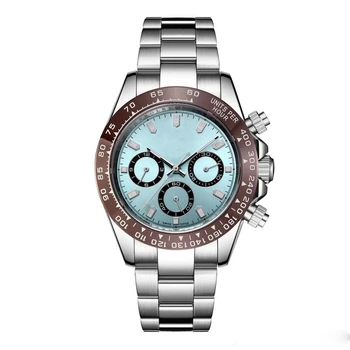 

luxury watch men 39mm AAA DAY TONA Automatic machinery No battery Stainless steel sweeping small dials work watches S19
