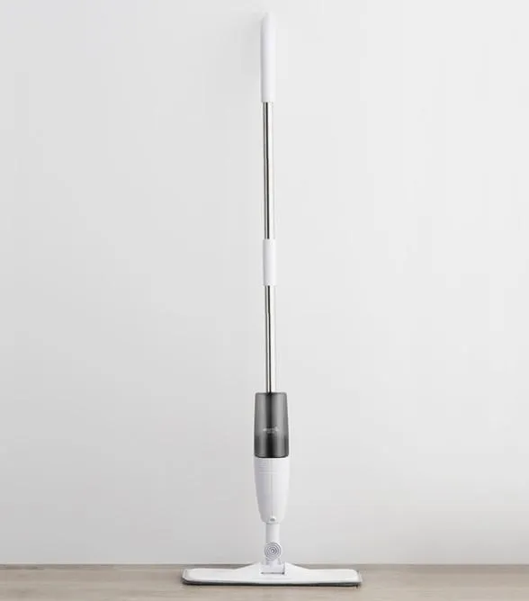 Белый Швабра Deerma Water Spray Mop(белый/white) Уборка Сухая и влажная, Ёмкость- 0.35 л, площадь(кв.м.) 50-100 м² E-3006401 - Цвет: Белый