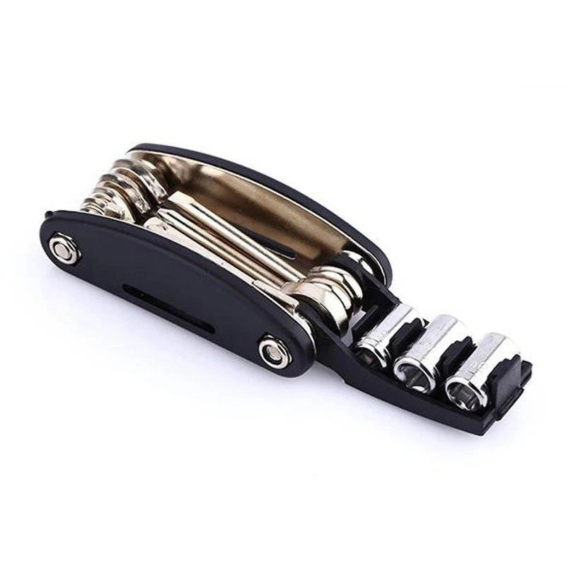 

Portable 15in1 Multi-function Bicycle Repair Wrench Tool Kit Bike Accessories