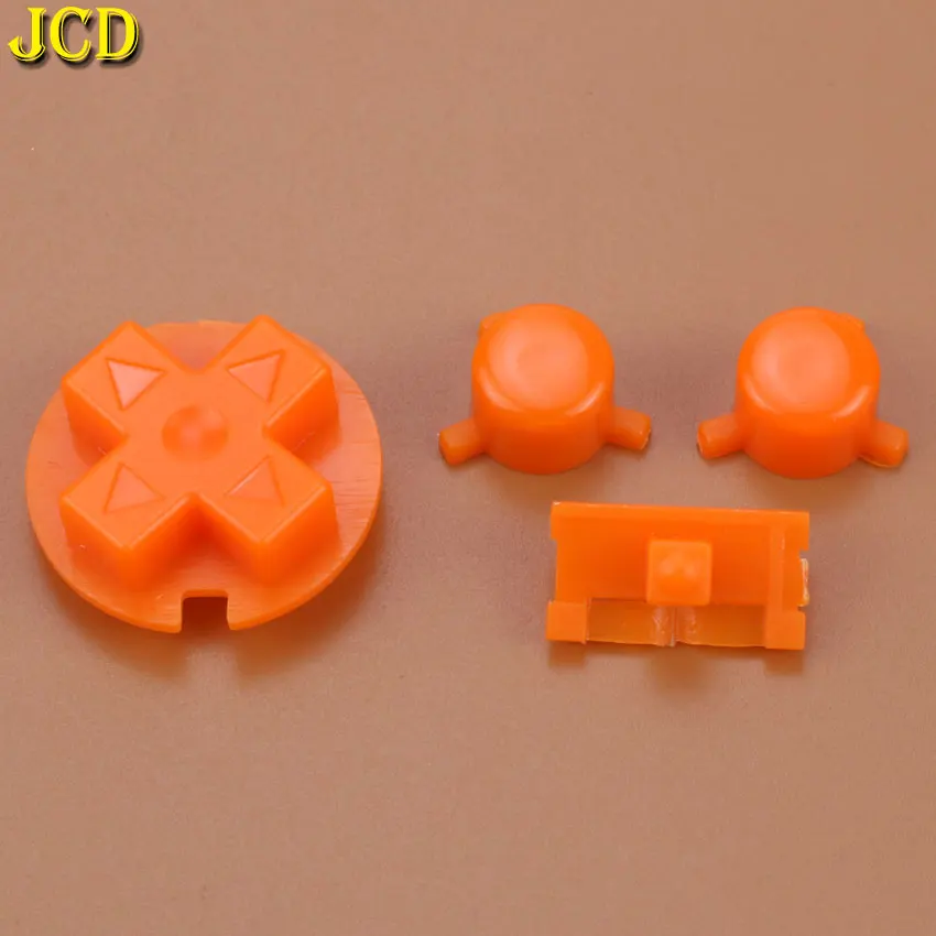 JCD 1 комплект Красочные кнопки Замена для Gameboy Pocket GBP для GBP кнопка включения и выключения питания A B D кнопки-подкладки