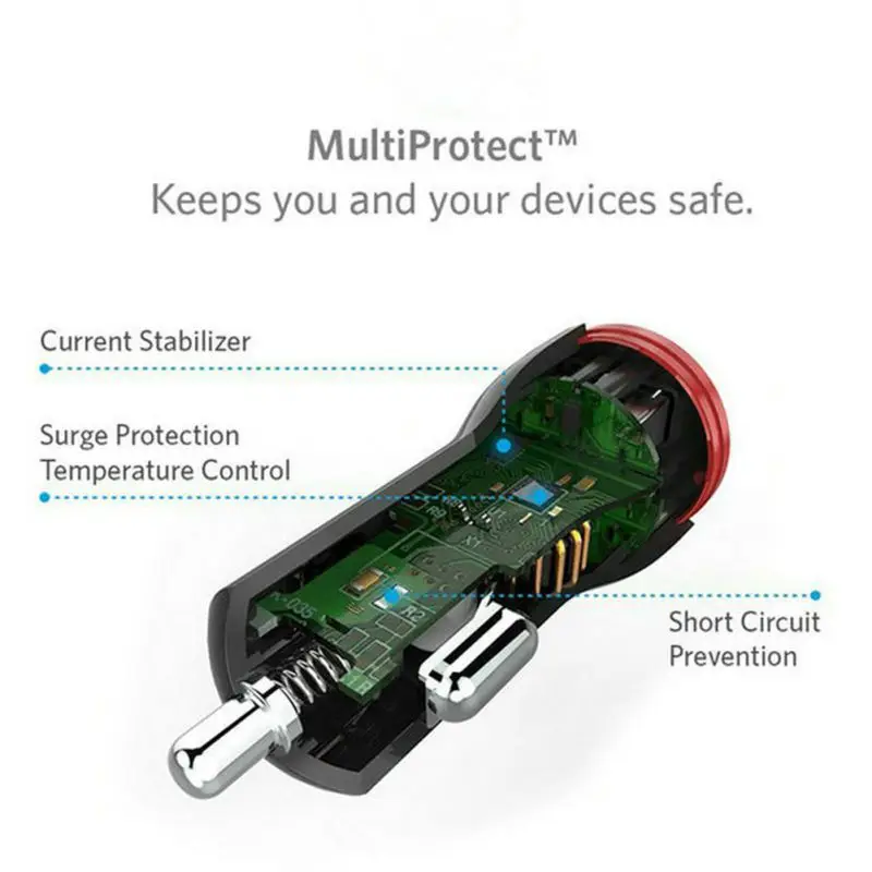 12-24 В Быстрая зарядка автомобиля 1 шт. двойной USB автомобильный адаптер прикуриватель USB зарядное устройство 2 порта светодиодный дисплей