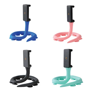 

Adjustable Clip Lazy Cute Flexible Tube Phone Holder 360 Degree Rotation Phone Mount Bracket Strong Suction Free Deformation