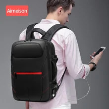 Aimeison рюкзак для ноутбука для мужчин водоотталкивающий функциональный рюкзак с usb зарядным портом дорожные рюкзаки для мужчин