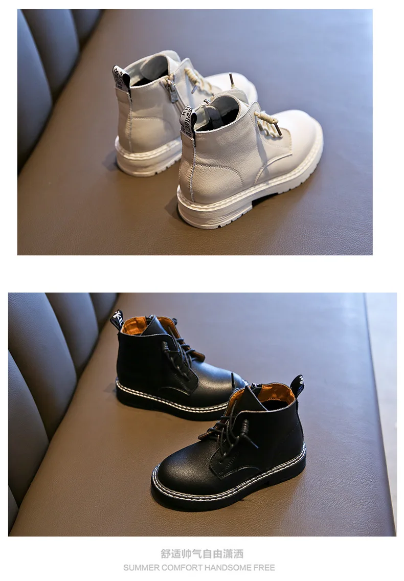 Mxhy Детские's boots2019new Весна и осень зимняя одежда для мальчиков; сапоги в английском стиле; детские короткие сапоги ботинки для мальчиков и пачка покроя "покроя принцесса" для непромокаемые сапоги; детские непромокаемые сапоги