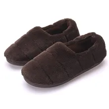 Зимние теплые домашние тапочки; Мужская обувь; Новое поступление; большие размеры; домашние тапочки на плоской подошве для мужчин; высококачественные зимние теплые домашние тапочки;#1