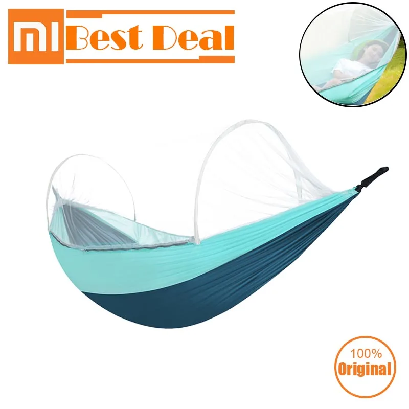

Xiaomi Zaofeng Hammock Anti-mosquito Outdoor Camping Hanging Sleeping Bed Swing Load 600KG Outdoor Camping Travel Hammock