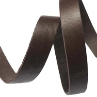 Aaazee 1 Yard 15Mm X 2Mm Platte Echt Leer Strip Cord Voor Diy Armband Sieraden Maken 1.5Cm Brede Band