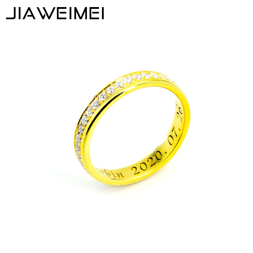 Роскошное уникальное ювелирное изделие с микро закрепкой Золотое кольцо