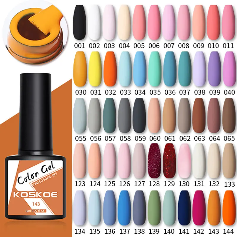 Зимнее блестящее матовое базовое верхнее покрытие KOSKOE для удаления замачивания