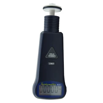 

AZ8001 Contact Tachometer Four Rotation Speed Units are Switchable in Contact Mode: rpm,m/min,ft/min,yd/min,PM From 10-19999 RPM