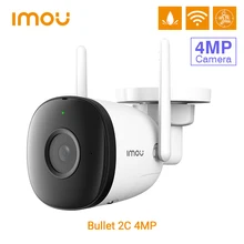 Dahua imou câmera ip 2c 4mp wi-fi sem fio embutido mic ip67 ao ar livre à prova de intempéries segurança em casa inteligente detecção humana IPC-F42P