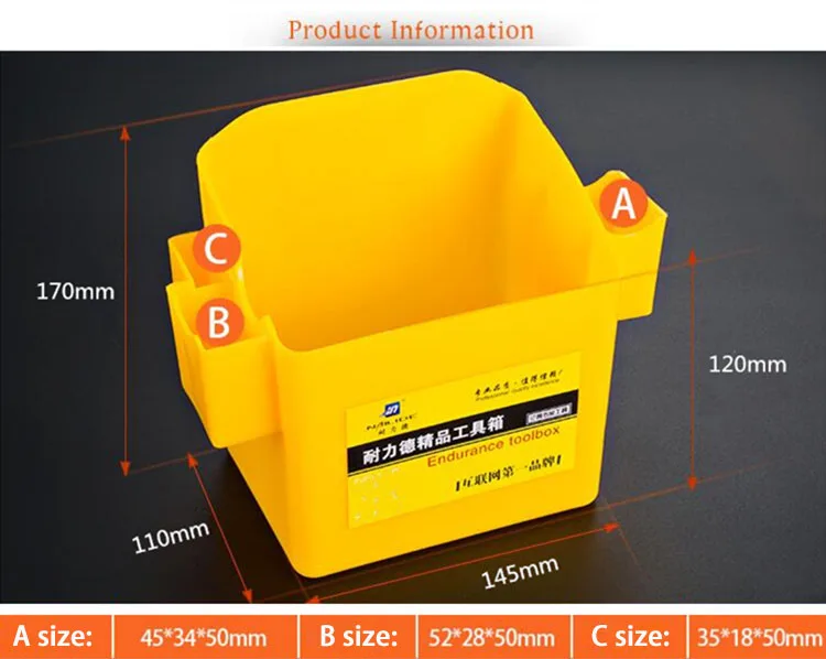 Woodworking Waist Tool Box Screw Plastic Storage Box Double Grid Waist Tool Holder With Waist Belt Organizer For Small Things leather tool bag