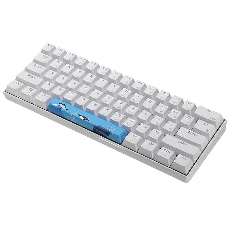 PBT Space Keycaps механическая клавиатура DIY Keycap(6.25U Space Keycap)-Пингвин океана