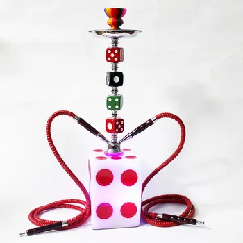 

Chicha Smoking Set Cross-Border Factory Supply Arabian Hookah Resin Lighted Pipehookah shisha