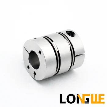 

LONGWE Double Disc Shaft Coupling Sensitive High Speed Clamp Diaphragm Motor Couplers 3-6-8-10-12-24-30mm LG series