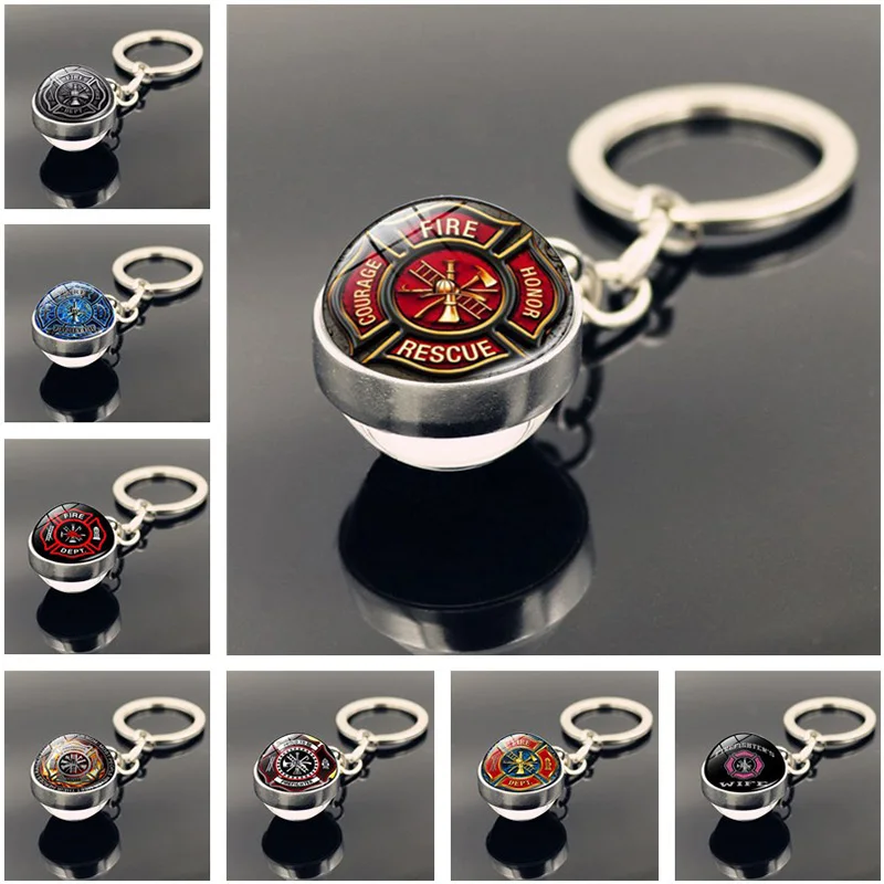 firefighter keychain