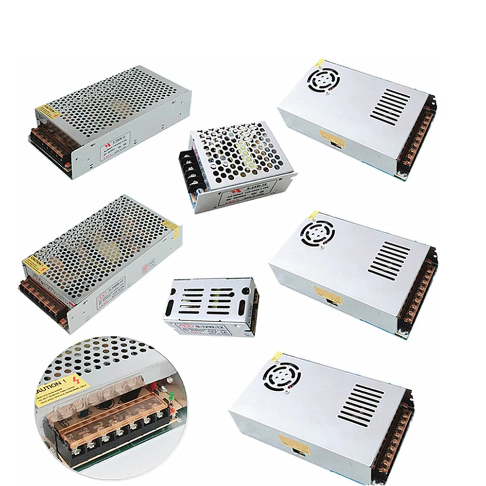 AC85-265V 110V 220 V-12 V 1A 2A 3A 5A 10A 15A 20A 30A 40A 50A CCTV/Светодиодные ленты Питание адаптер