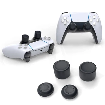 

4 in 1 PS5 Silicone Thumb Grip Cap Joystick Non-slip Cover Shell Controller Rocker Caps Protective Case For PlayStation PS5 PS4