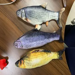 Simulation de poisson de saut électrique, filet de poisson rouge, jouet pour enfant 