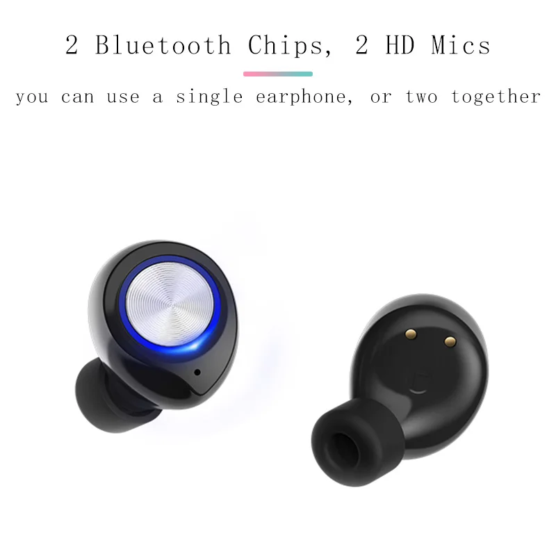 EWA Bluetooth Earphones TWS Earphone Wireless Earbuds Headset For OPPO iPhone Samsung Mobile Phone Stereo HIFI With Mic