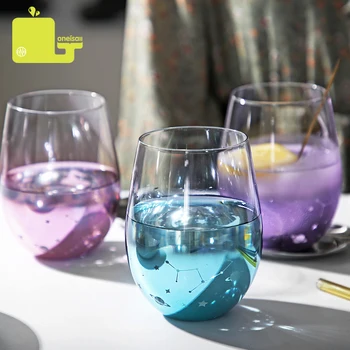 

oneisall 380/500ml Heat-resistant Wall Glass Cup Beer Coffee Cups Handmade Healthy Drink Mug Tea Mugs Transparent Drinkware