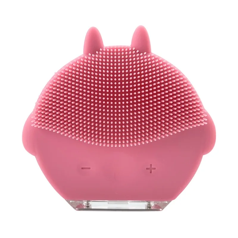 pink charging Ультразвуковая электрическая Очищающая щетка для лица, щетка для мытья лица, вибрация, средство для удаления черных точек, очиститель пор, массаж, красота, уход за лицом - Цвет: pink charging