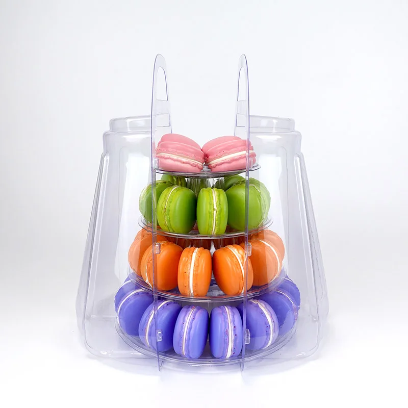Macaron Tower 9sets 4 tiers Mini Macaron Display Tower Stand