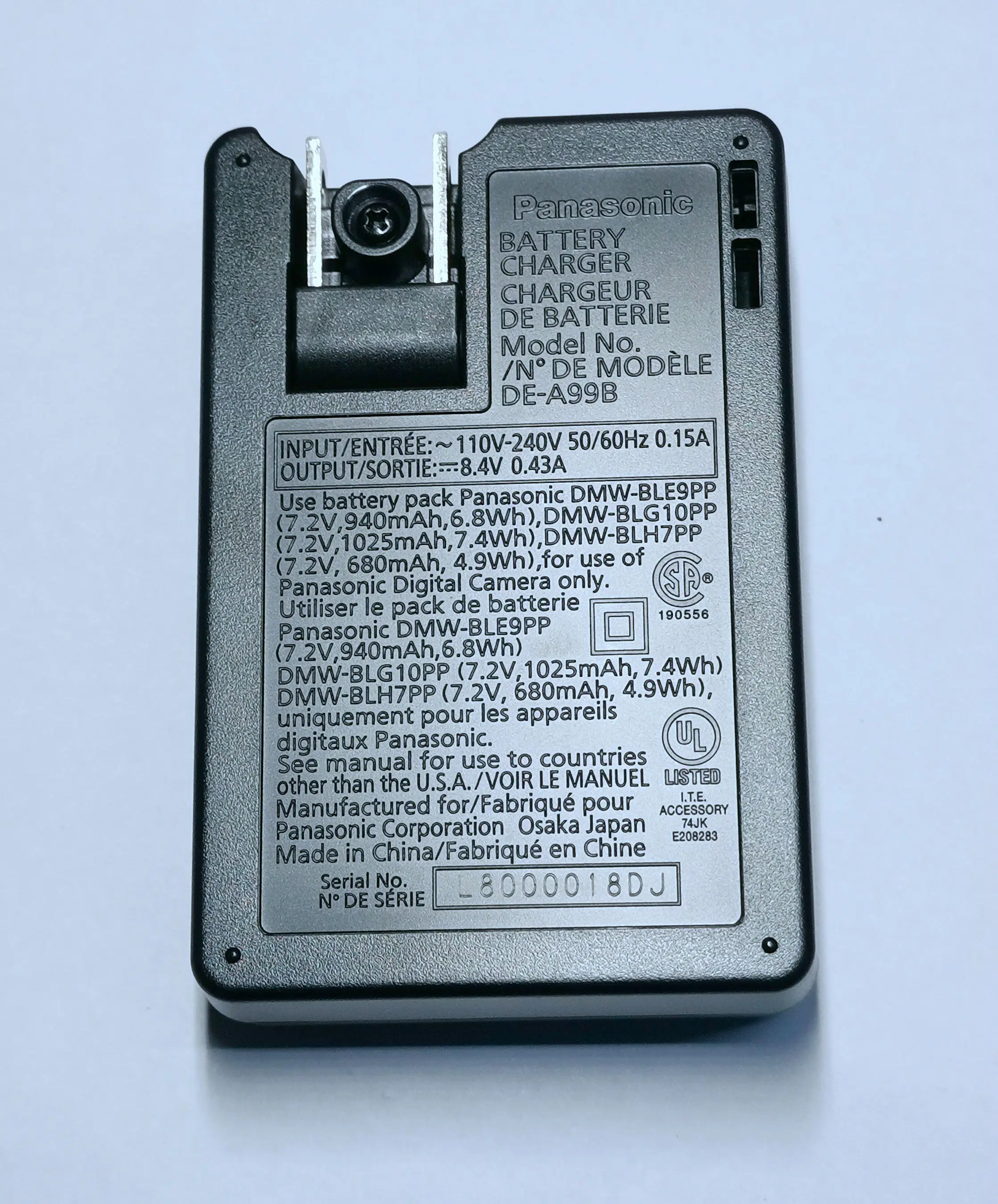 Travel digital camera charger original DE-A99 For Panasonic DMC-GX85 GX9  GF3 GF6 GX7 TZ90 LX100GK DMW-BLE9GK battery charging - AliExpress