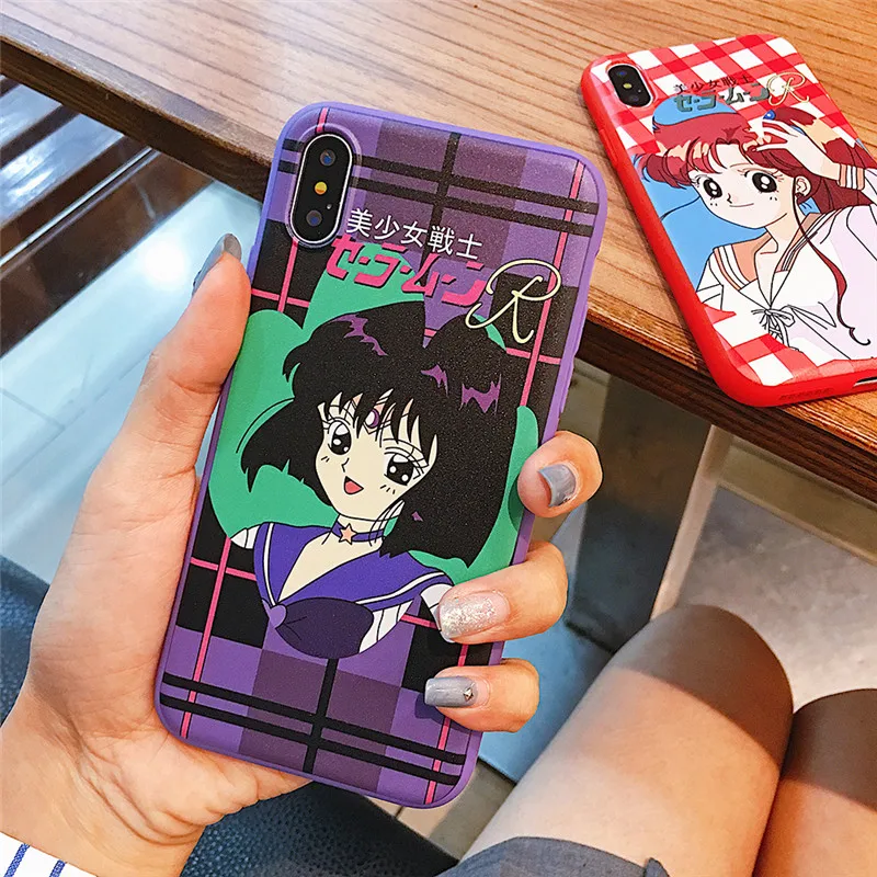 Милый чехол для телефона с изображением Сейлор Мун для iPhone 7, 8, 6, 6 s Plus, мягкий силиконовый чехол из ТПУ для iPhone 11 Pro MAX X, XS, MAX, XR, задняя крышка