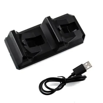 

Dual Micro USB Charger Durable Charging Dock Charging Station For PS4 Controller Useful Video Game Accessories