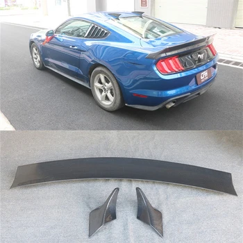 

Carbon Fiber CRA REAR WING TRUNK LIP SPOILERS 3pcs/Set Fit for Ford New Mustang LB Style 2018 Spoiler