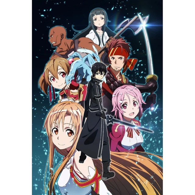 Quebra-cabeça online Sword Art 1000 peças