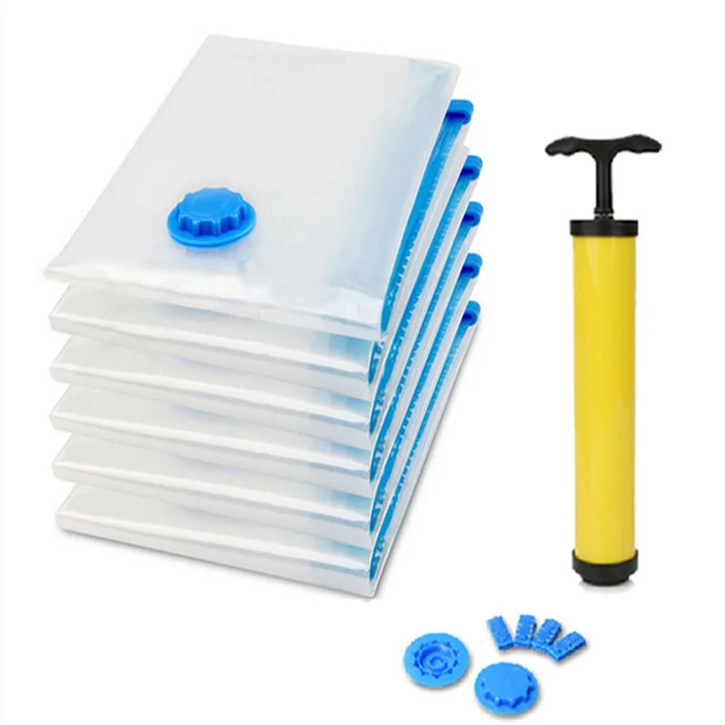 1 шт. прозрачный вакуумный пакет для хранения одежды|Сумки вещей| |