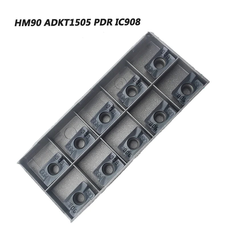 Вставка HM90 ADKT1505 PDR IC908 фрезерные Токарные инструменты карбидная вставка | Токарный инструмент -1005001277190884