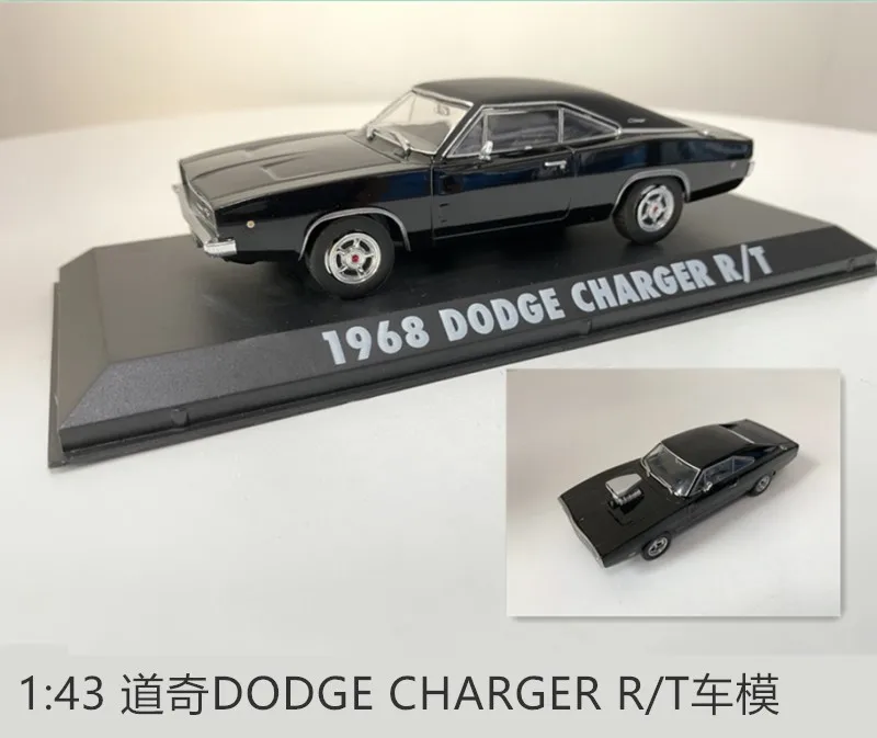 Зеленый свет 1:43 1968 DODGE зарядное устройство R/T сплав автомобиль игрушки для детей модель оригинальная коробка