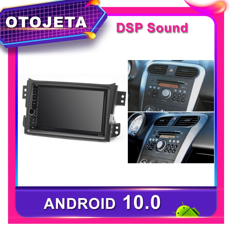 Рамка android 10,0 автомобильный Радио плеер для Suzuki Splash Ritz Opel Agila 2008 автомобильный gps МУЛЬТИМЕДИА DSP звук стерео DVR магнитофон