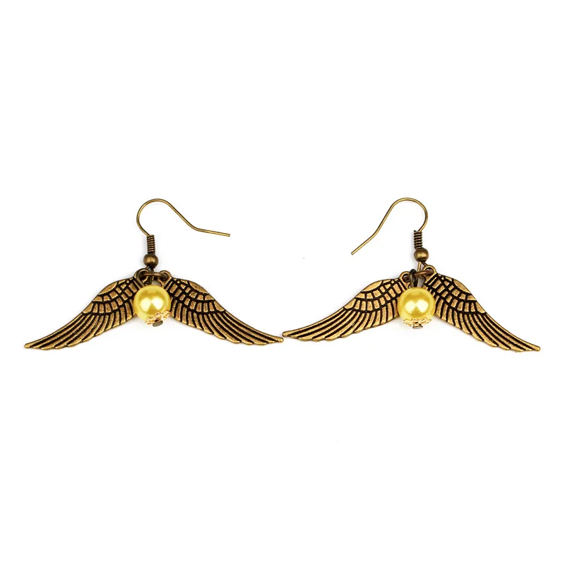 

Harry Golden Snitch Earrings Movie Cosplay Accessories Porter Alloy Creative Retro Gryffindor Men and Women Gifts Preferred