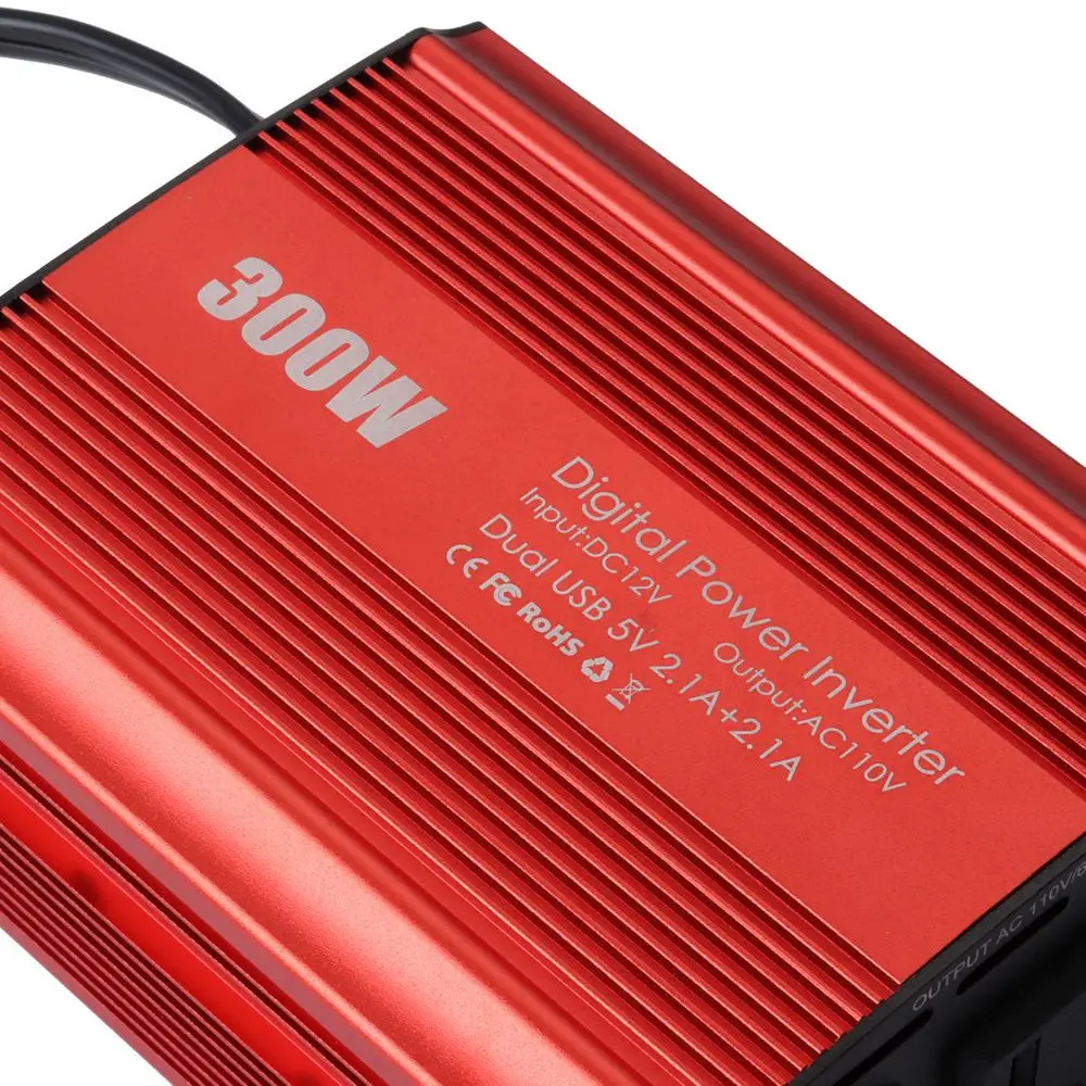 Инвертор зарядное. Инвертор напряжения 300вт acdc 12v  автомобильный преобразователь.