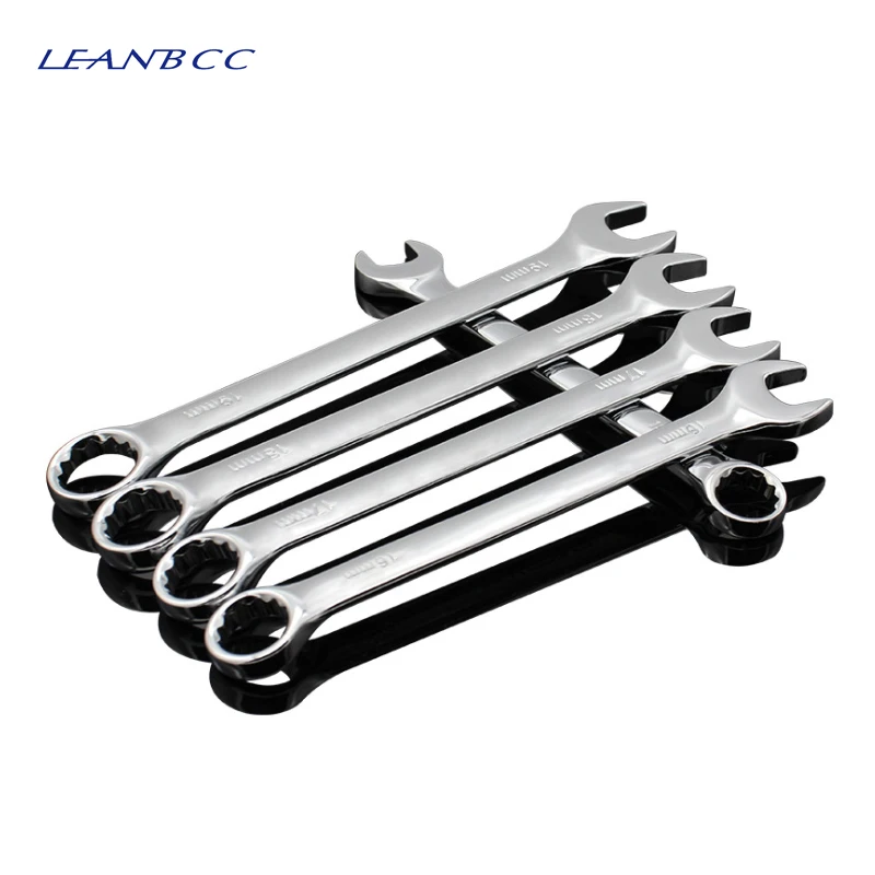 

1 set 18-22 Wrench Ratchet Combination Metric Wrench Set Fine Tooth Gear Ring Torque and Socket Wrench Set Nut Tools for Repair