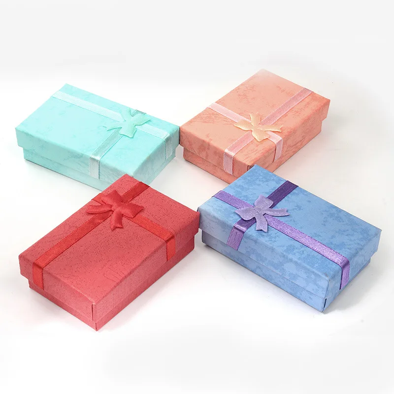 

Pendant Set Ear Stud Gift Box Couples Ring Gift Box Wholesale LH-001