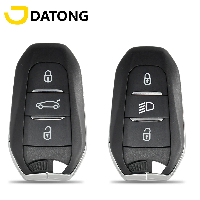 

Datong World Car Key Shell Case For Peugeot 2008 3008 5008 Citroen C4 C5 X7 C4L C6 C3-XR DS4 DS5 DS60 Smart Card Housing Cover