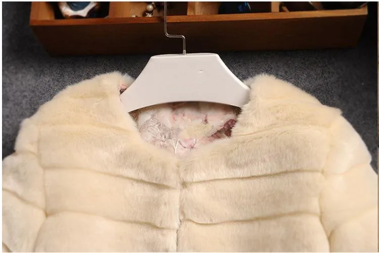 Manteau En Fourrure Lapin, женская верхняя одежда из искусственного меха, весна, осень, зима, модные куртки из искусственного меха, большие размеры, женские меховые Топы K1223
