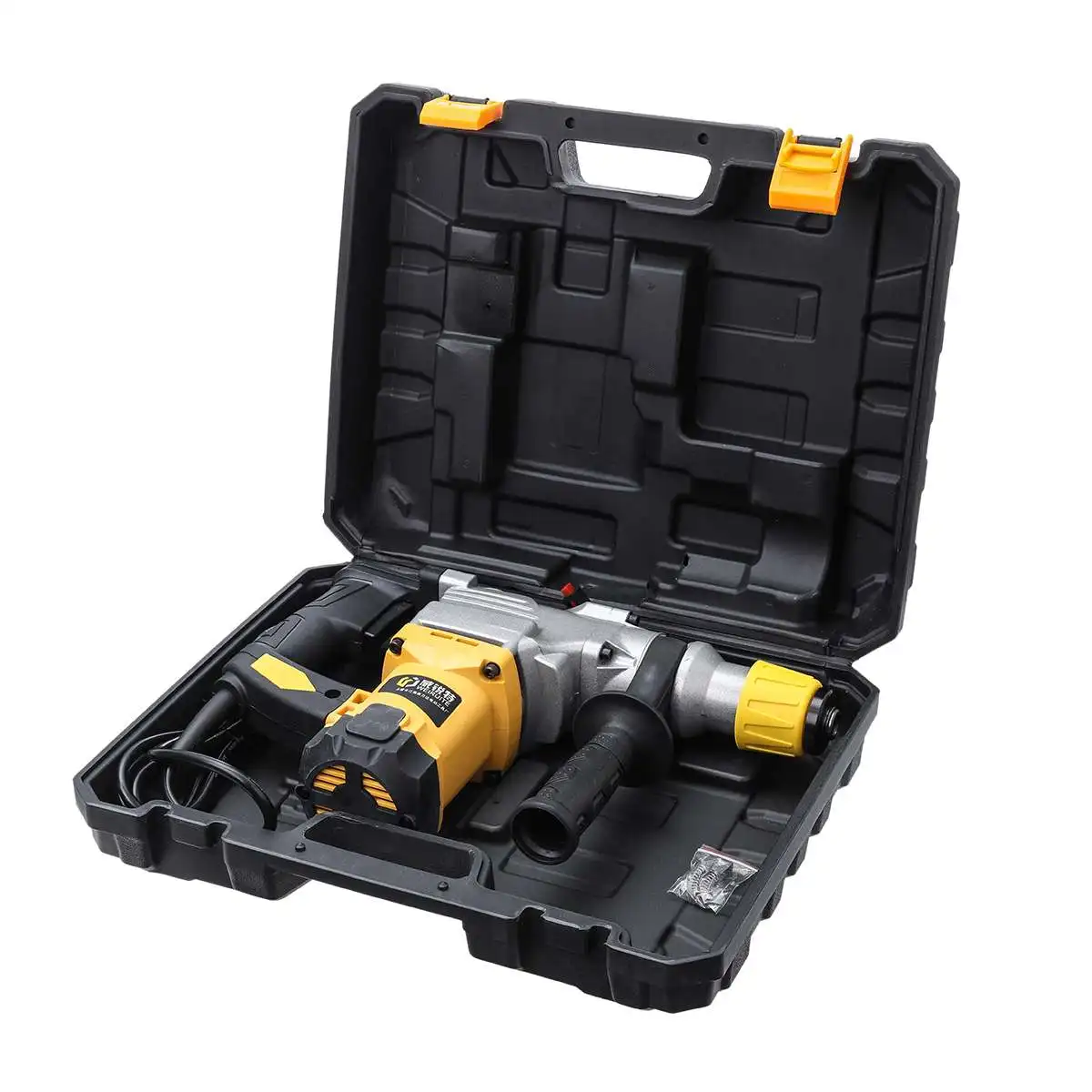 

Electric Pick Concrete Breaker Impact Power Drill Carry Case 1100W 220V 3 Functions Electric Demolition Hammer Drill
