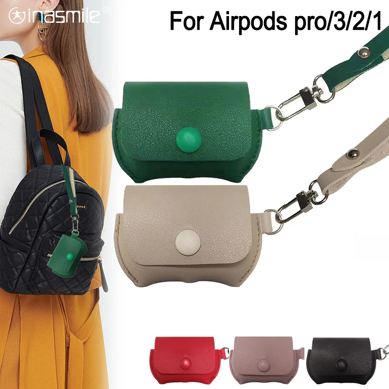 Сказочный кожаный чехол для Apple Airpods Pro, противоударный ремешок для наушников, чехол для AirPods 3 2 1, чехол для зарядки, защитный чехол